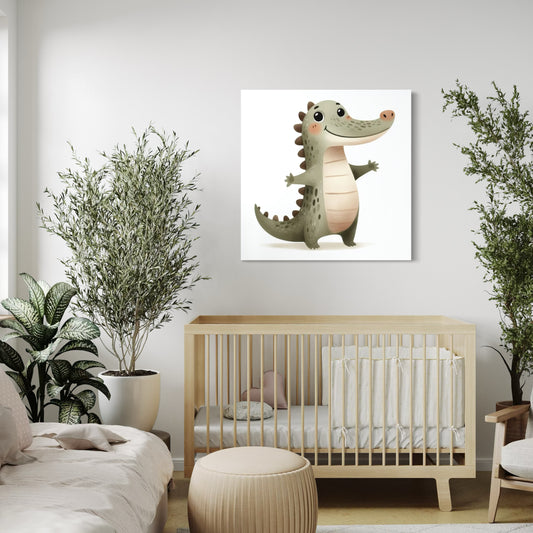 Cuadro decorativo canvas Cocodrilo 001