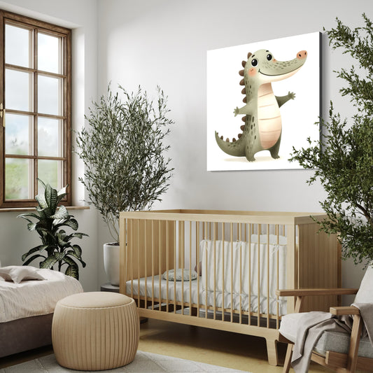 Cuadro decorativo canvas Cocodrilo 001