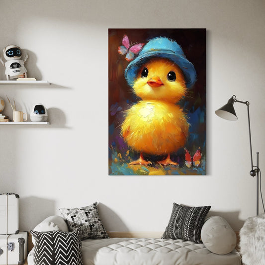 Cuadro decorativo canvas Pato 003