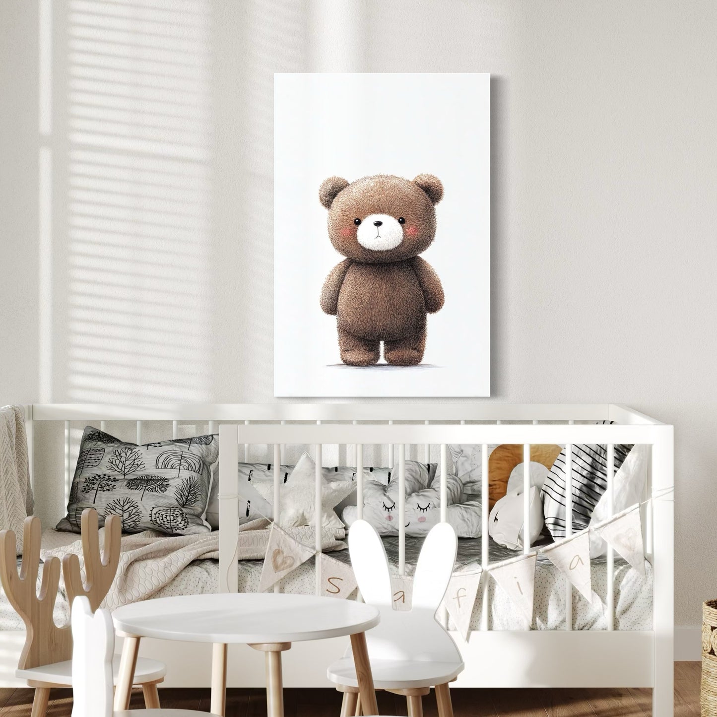 Cuadro decorativo canvas Oso 012