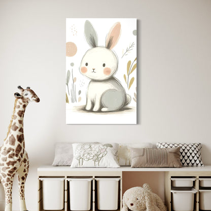Cuadro decorativo canvas Conejo 009