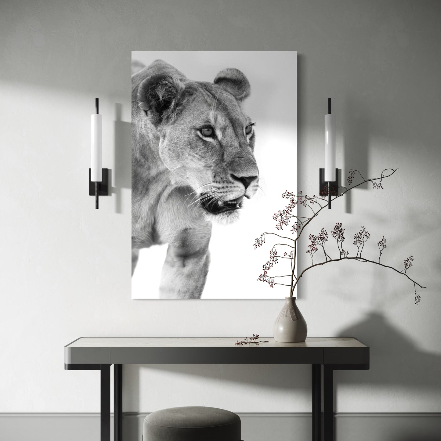 Cuadro decorativo canvas Leona