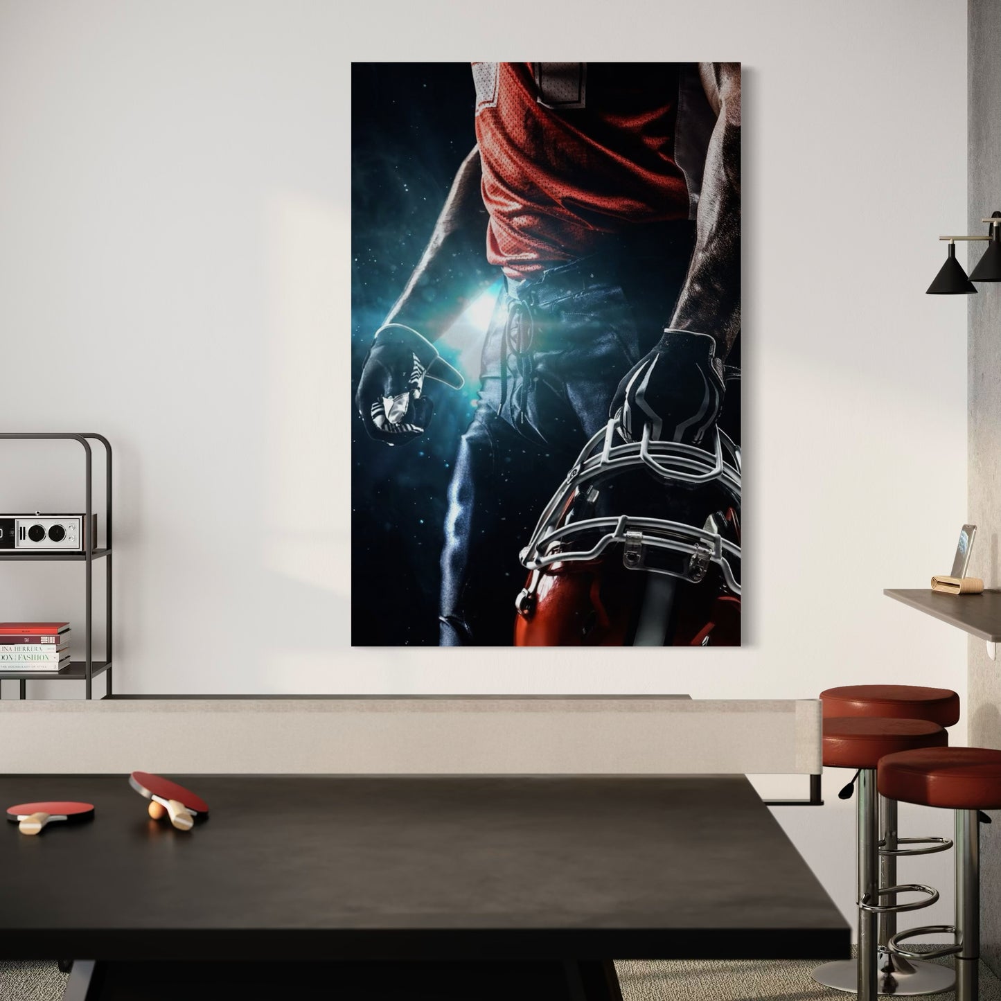 Cuadro decorativo canvas Jugador de Americano 005