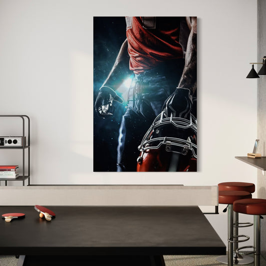 Cuadro decorativo canvas Jugador de Americano 005