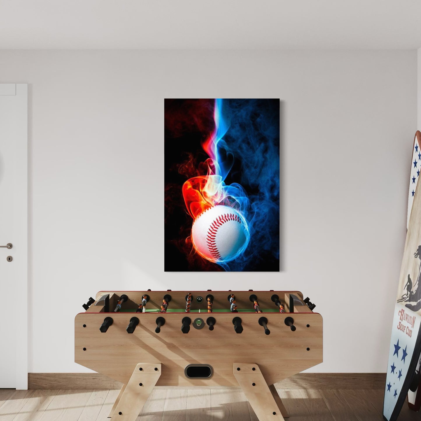 Cuadro decorativo canvas Pelota de Baseball 002