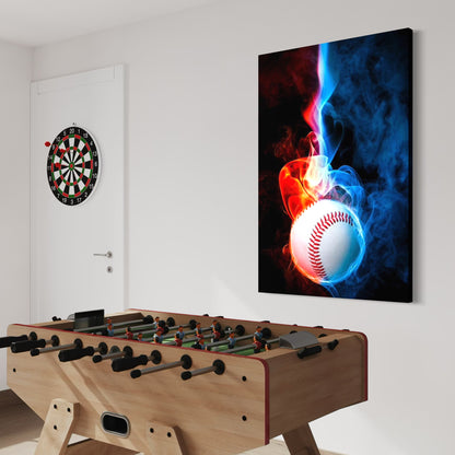 Cuadro decorativo canvas Pelota de Baseball 002