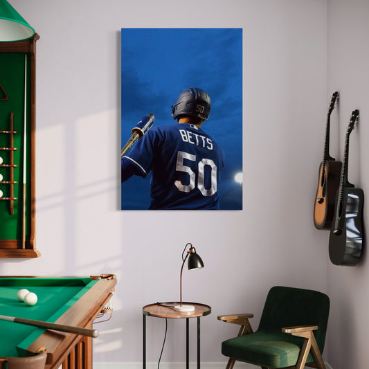Cuadro decorativo canvas Mookie Betts