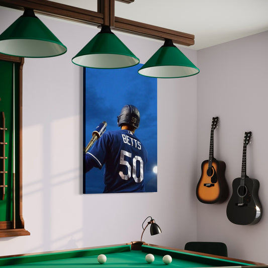 Cuadro decorativo canvas Mookie Betts