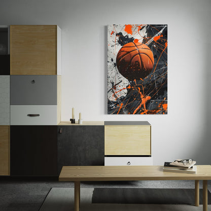 Cuadro decorativo canvas Pelota de basketball 001