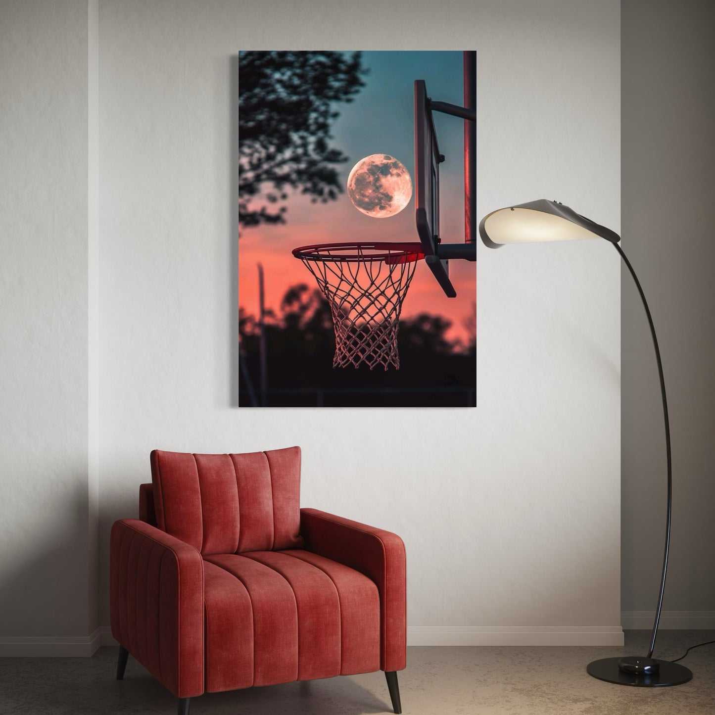 Cuadro decorativo canvas Aro de basketball