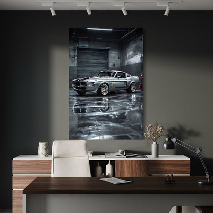 Cuadro decorativo canvas Mustang 004