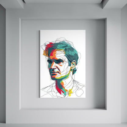 Cuadro decorativo canvas Roger Federer 003