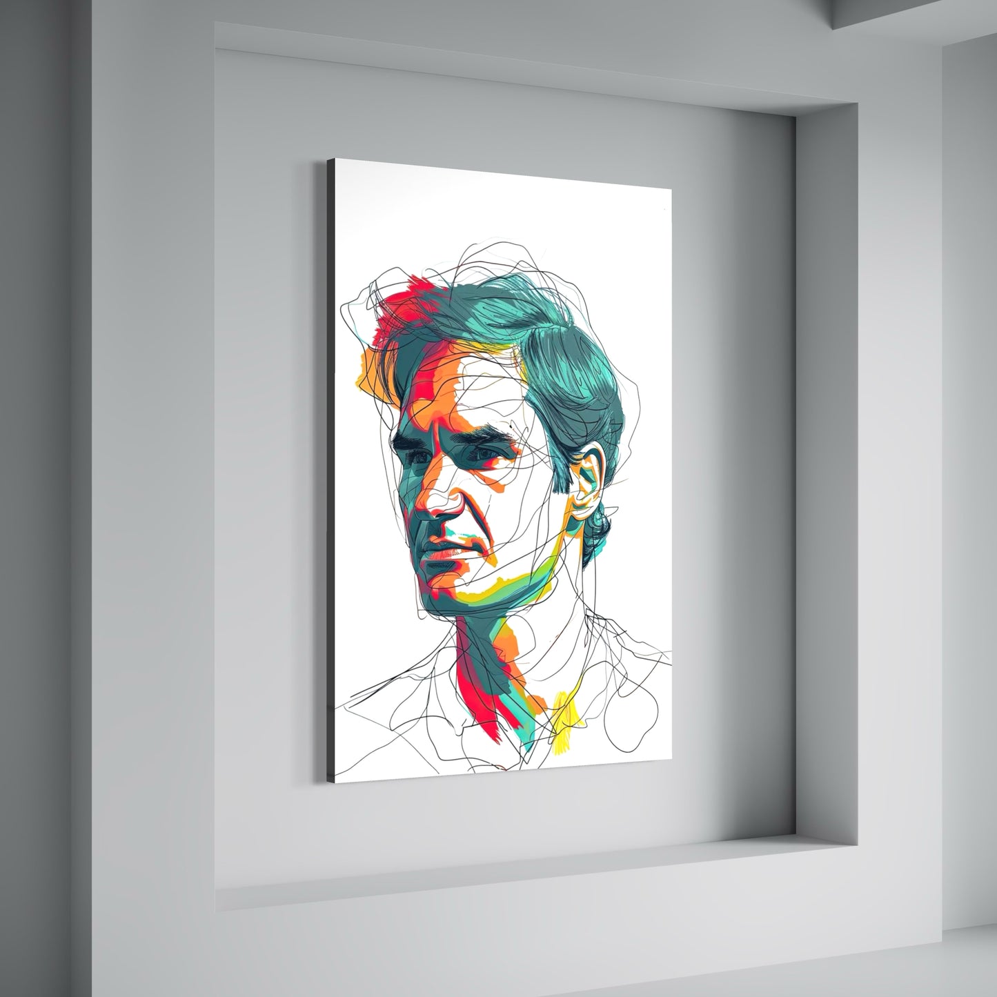 Cuadro decorativo canvas Roger Federer 003