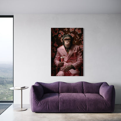 Cuadro decorativo canvas Mono 003