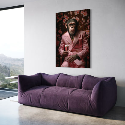 Cuadro decorativo canvas Mono 003