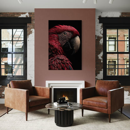 Cuadro decorativo canvas Guacamaya 001