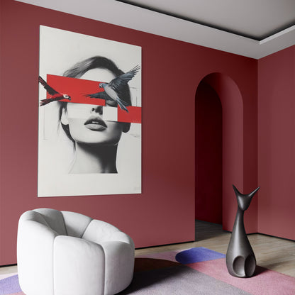 Cuadro decorativo canvas Mujer 063