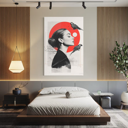 Cuadro decorativo canvas Mujer 062