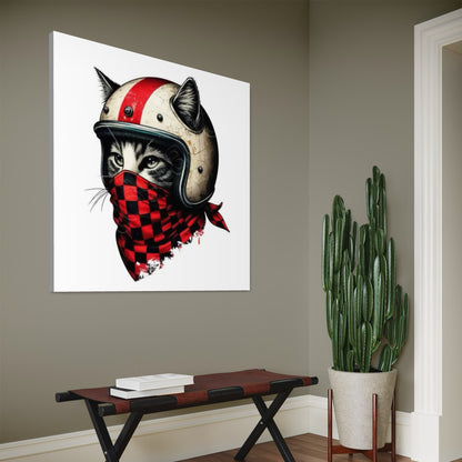 Cuadro decorativo canvas Gato 014