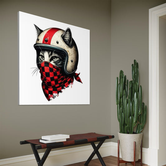 Cuadro decorativo canvas Gato 014