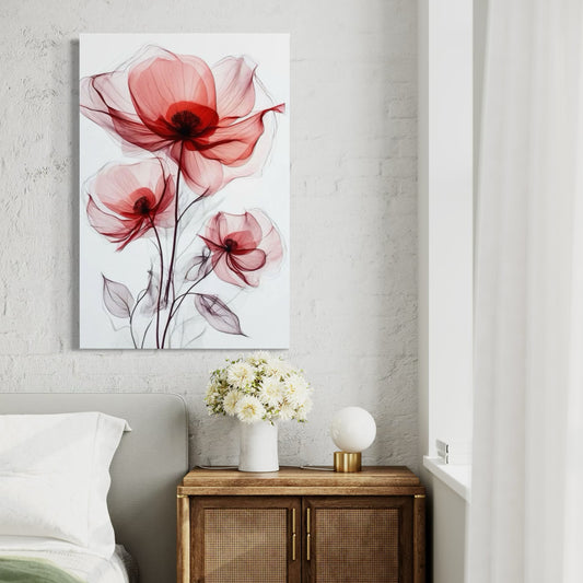 Cuadro decorativo canvas Flores 012