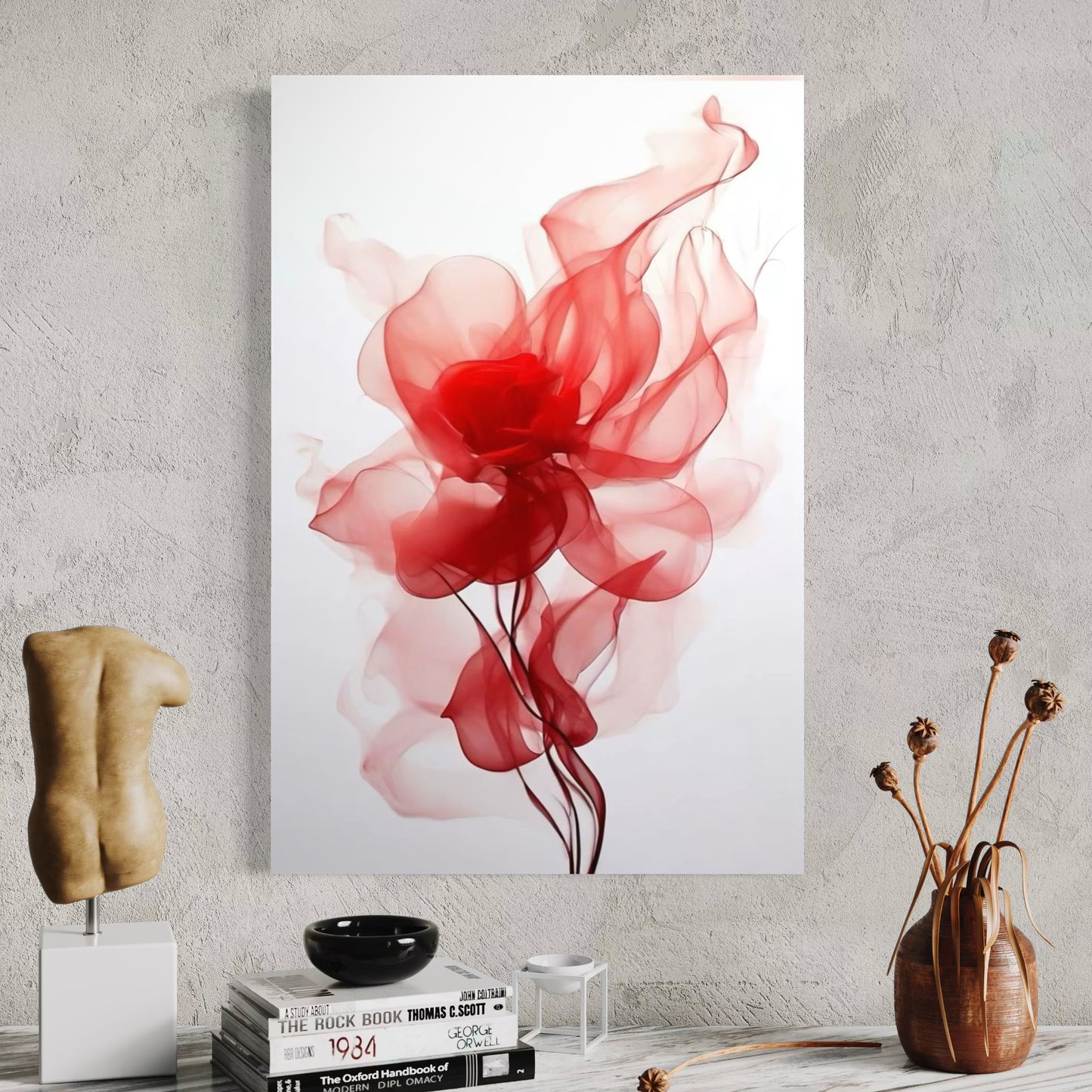 Cuadro decorativo canvas Flores 011