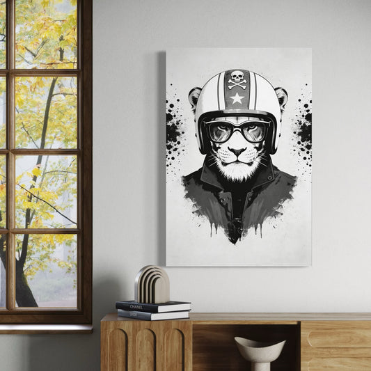 Cuadro decorativo canvas Tigre 010