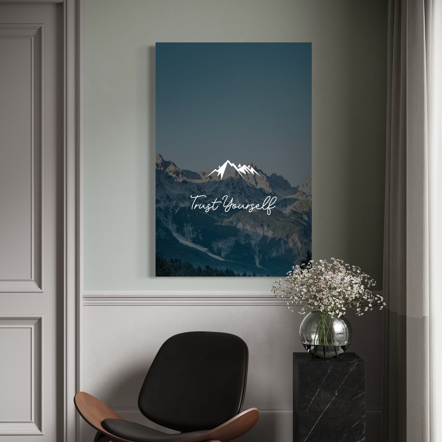 Cuadro decorativo canvas Trust yourself