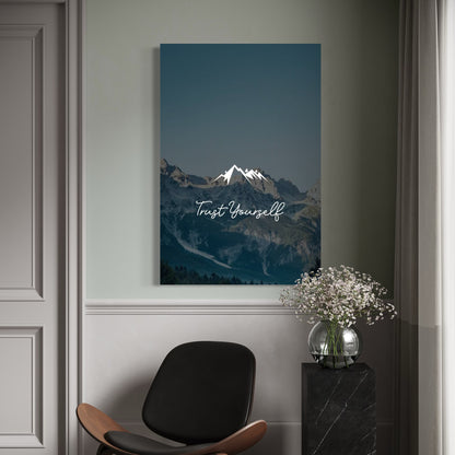 Cuadro decorativo canvas Trust yourself