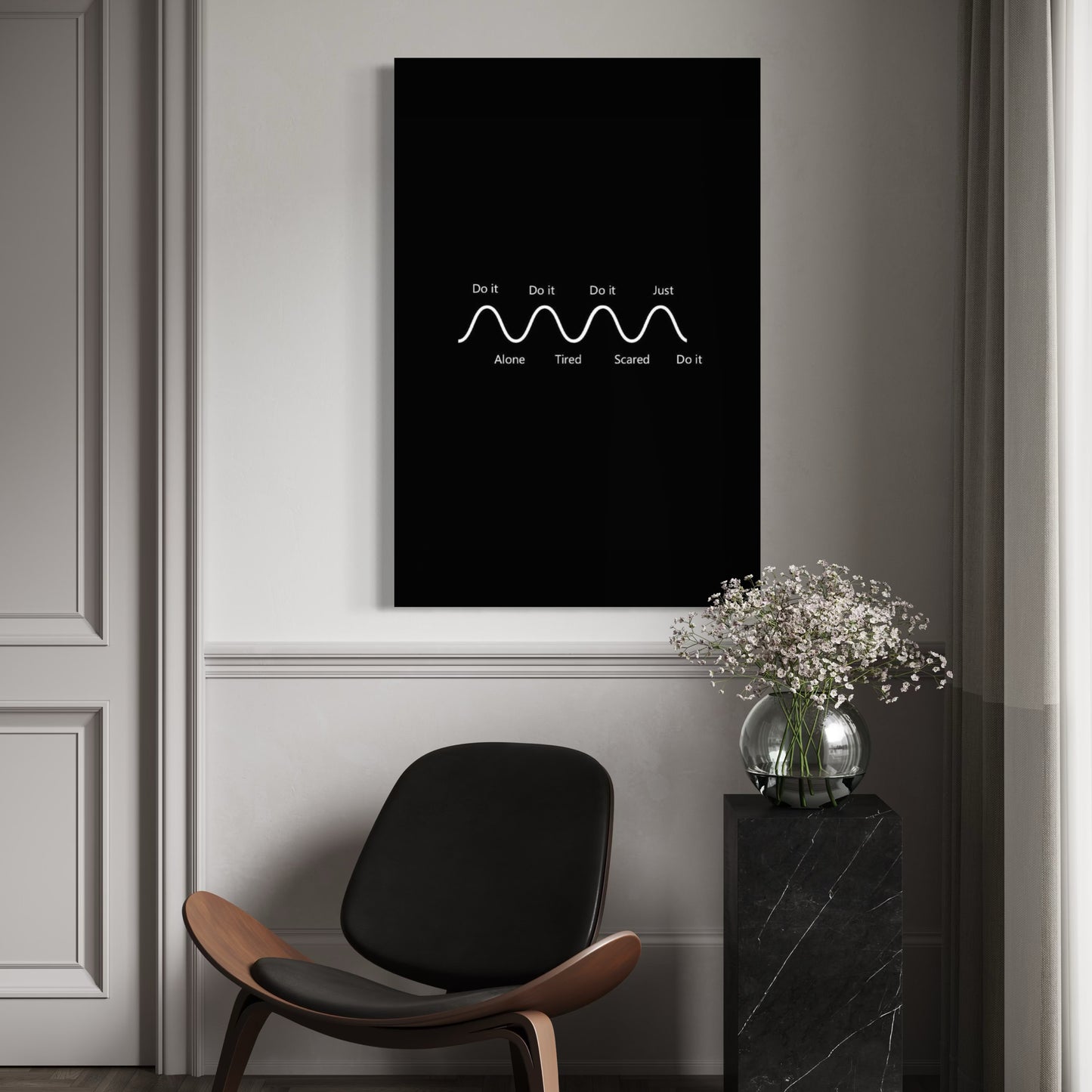 Cuadro decorativo canvas Do it 002