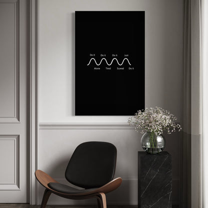 Cuadro decorativo canvas Do it 002