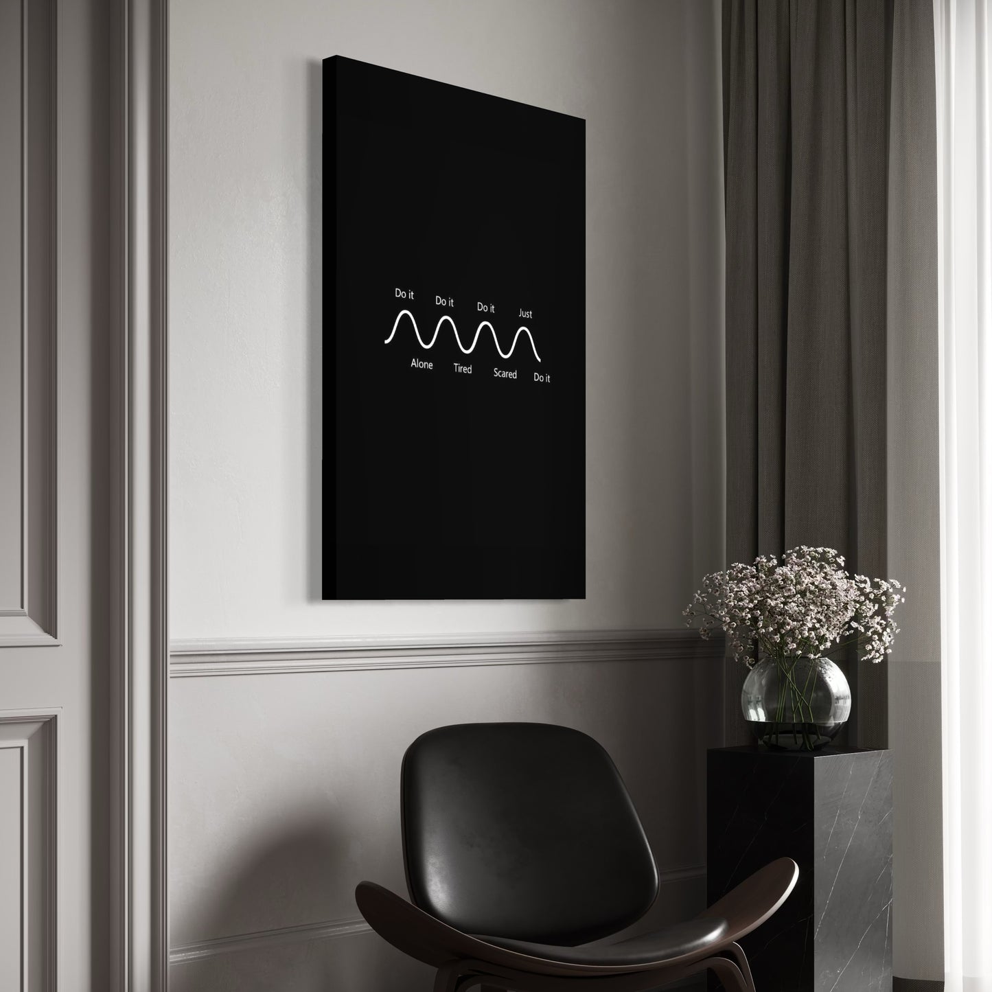 Cuadro decorativo canvas Do it 002