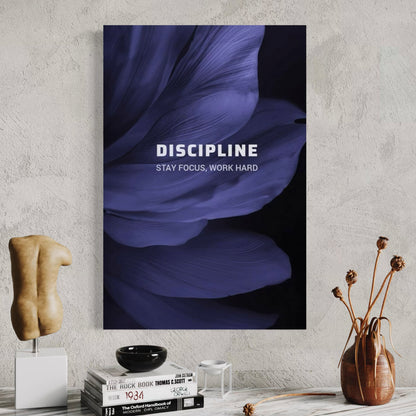 Cuadro decorativo canvas Discipline 003