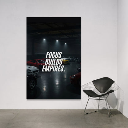 Cuadro decorativo canvas Focus build empires
