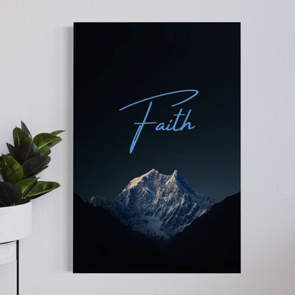 Cuadro decorativo canvas Faith