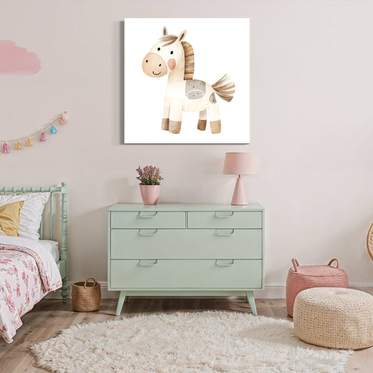 Cuadro decorativo canvas Pony 001