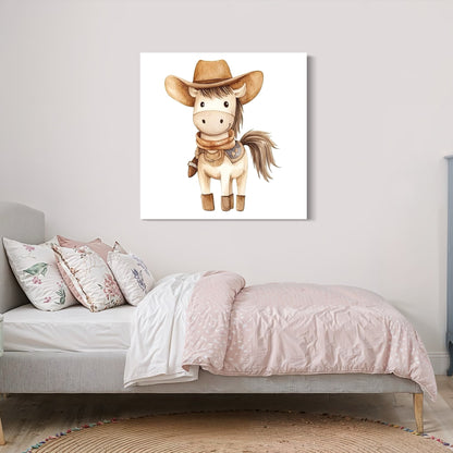 Cuadro decorativo canvas Pony 002