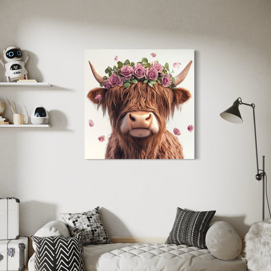 Cuadro decorativo canvas Toro Highland 007