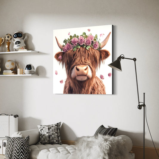 Cuadro decorativo canvas Toro Highland 007