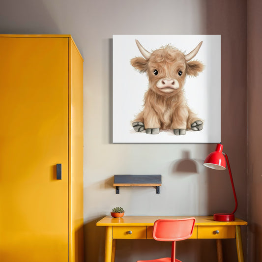 Cuadro decorativo canvas Toro Highland 008