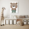 Cuadro decorativo canvas Oso 014