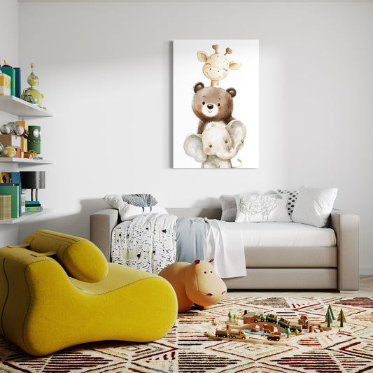 Cuadro decorativo canvas Animalitos 004