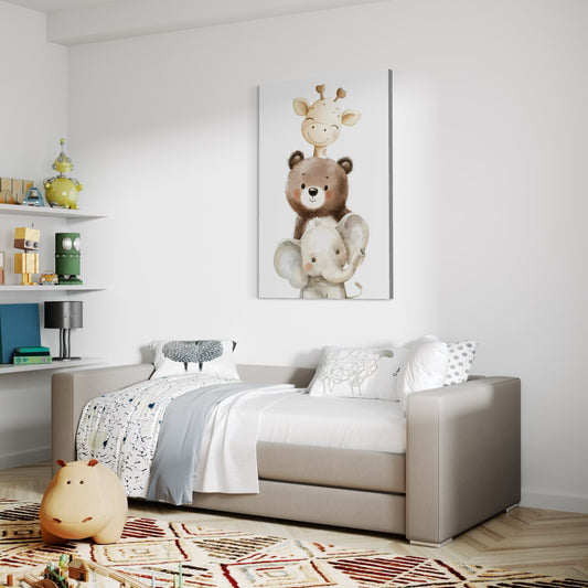 Cuadro decorativo canvas Animalitos 004