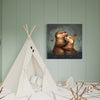 Cuadro decorativo canvas Castores 001