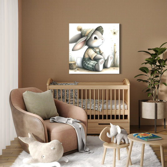 Cuadro decorativo canvas Conejo 011