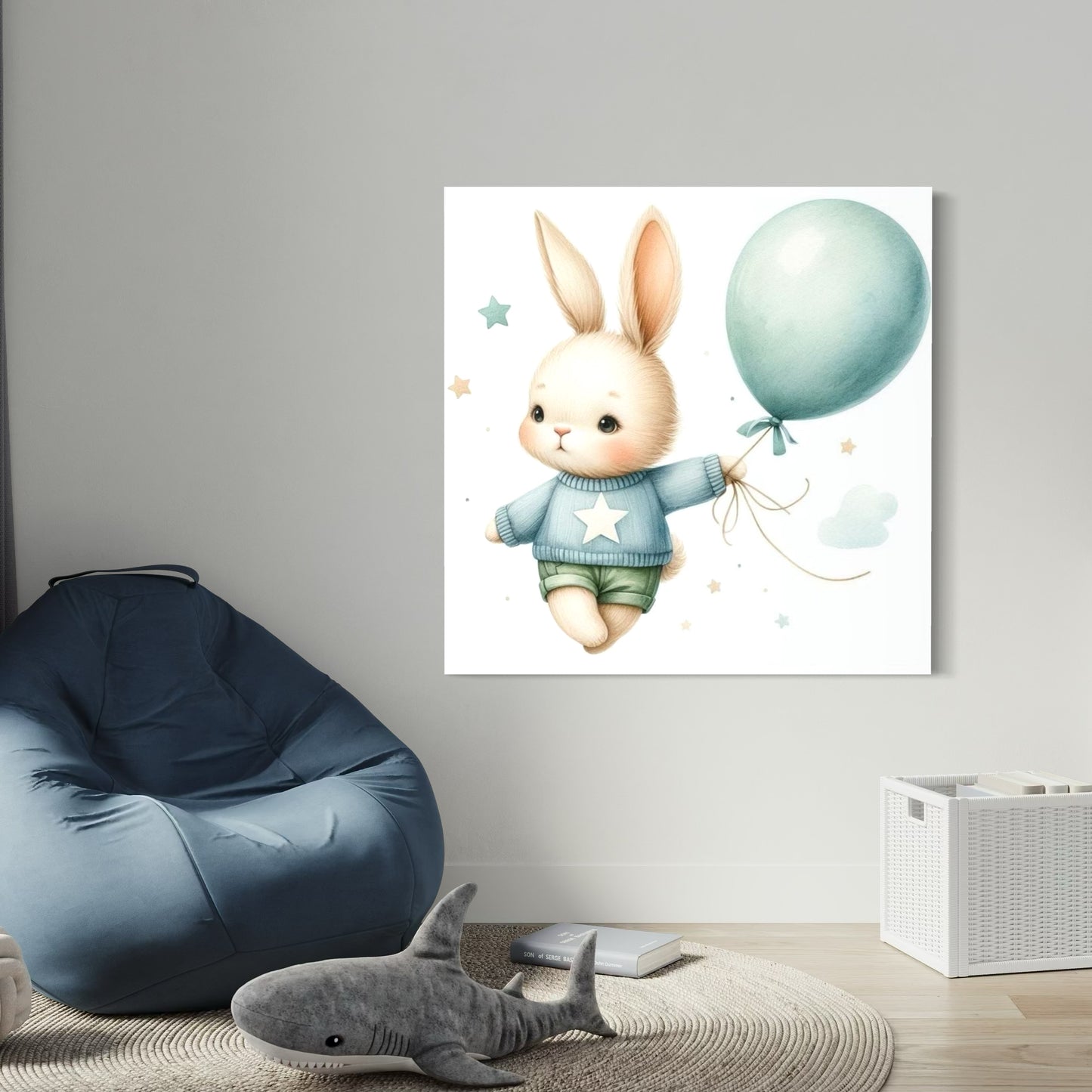 Cuadro decorativo canvas Conejo 010