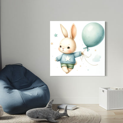 Cuadro decorativo canvas Conejo 010