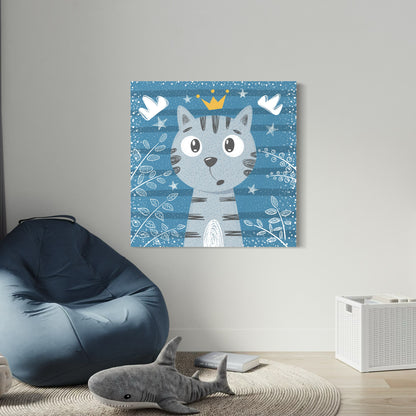 Cuadro decorativo canvas Gato 016