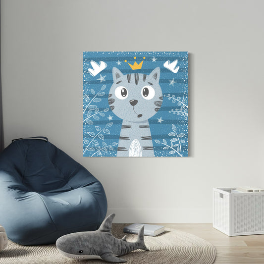 Cuadro decorativo canvas Gato 016