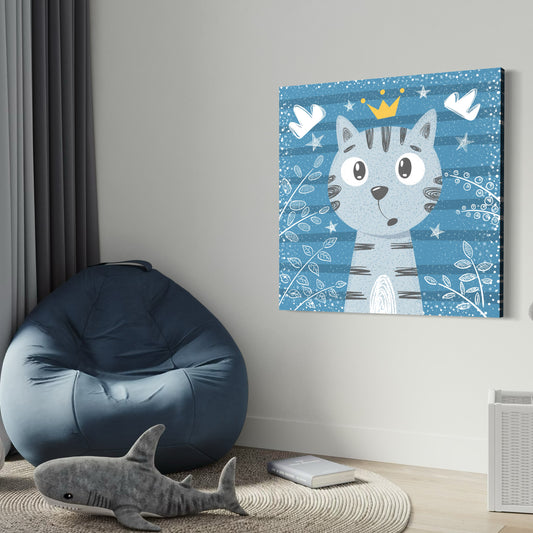 Cuadro decorativo canvas Gato 016